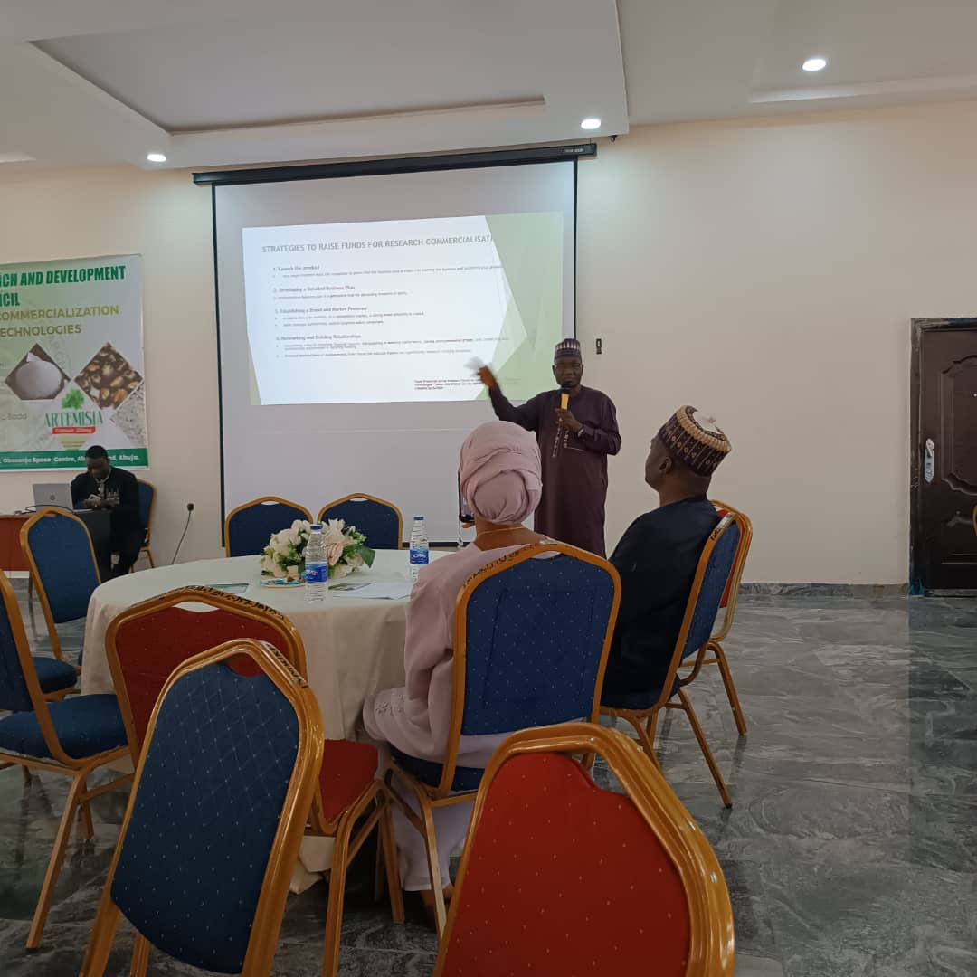 Training Session presentated by Chairman, Board of Trustees of Alpha Helix Foundation Dr. Mohammed Lawal Buga