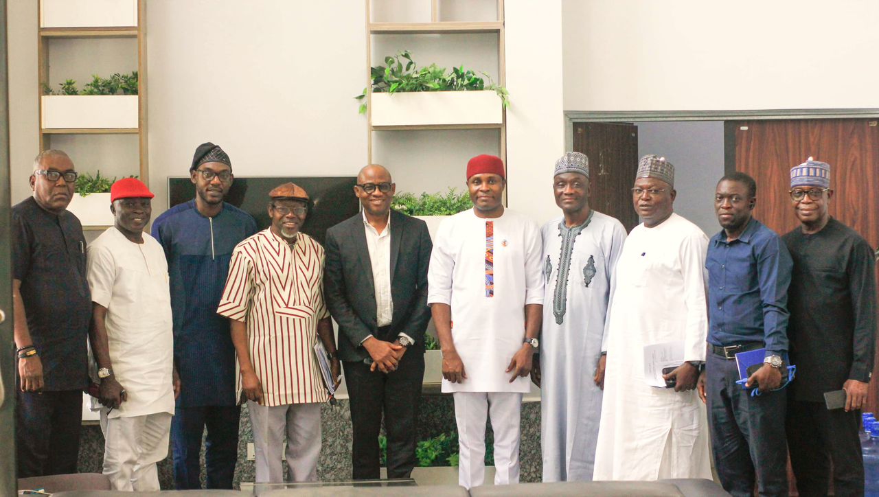 Leaders from the Pan African Alliance of Small and Medium Industries (PAOSMI) and the Economic Community of West African States (ECOWAS) Private Sector Directorate after a meeting in Nigeria to finalize plans for a landmark regional ECOWAS Startup Summit aimed at industrializing the West African economy. The working visit, held on March 11, 2026. The Chairman, Alpha Helix Foundation, Dr Mohammed Lawal Buga, attended the meeting.
