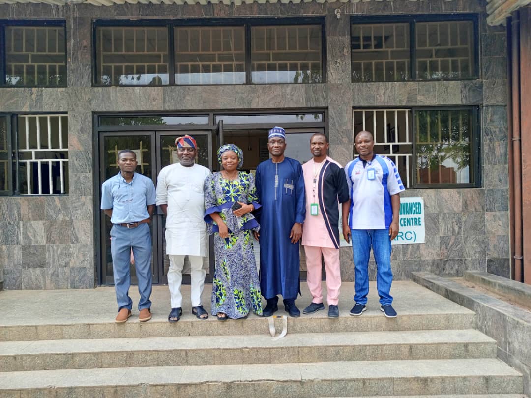 Working Visit of the Chairman, Alpha Helix Foundation Dr. Mohammed Lawal Buga to the Chemistry Advanced Research Center, Sheda Science and Technology Complex(SHESTCO), Abuja